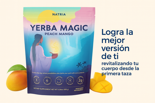 Yerba Magic™ – Melocotón & Mango Natural Blend Tea